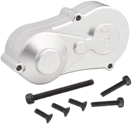 مجموعه محفظه جعبه دنده مرکزی آلومینیومی 7075 با پوشش برای Losi 1/18 Mini LMT 4X4 Brushed Monster Truck RTR-LOS01026 - نقره ای