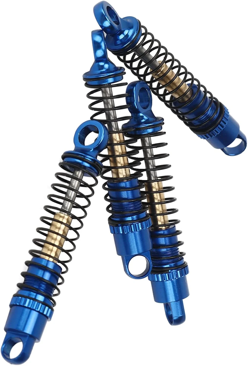 هافی RC، آلیاژ آلومینیومی RC نصب آسان 4 عددی برای کرالر 1/24 (آبی تیره)