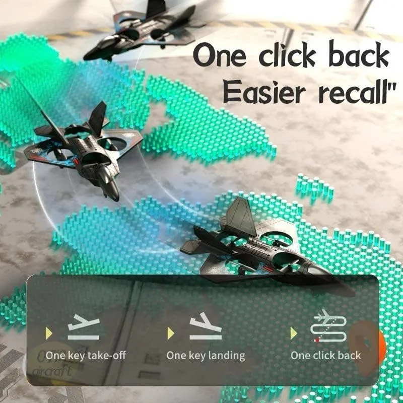 هواپیمای کنترلی 2.4 گیگاهرتزی مدل L0712، کوادکوپتر جنگنده شناور، هواپیمای کنترلی RTF برای مبتدیان، کودکان و بزرگسالان، اسباب بازی هواپیما با چراغ های رنگی و شارژ USB