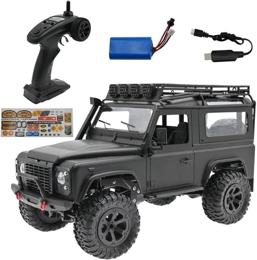 ماشین صخره نوردی چهار چرخ متحرک مقیاس کامل 1/16 مدل FY003-5A به همراه چراغ و سیستم تعلیق قوی