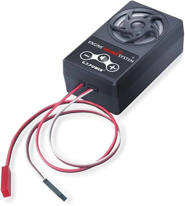 ماژول سیستم شبیه ساز صدای موتور خودرو با 58 صدا برای ماشین آرسی خزنده آفرود 1/10