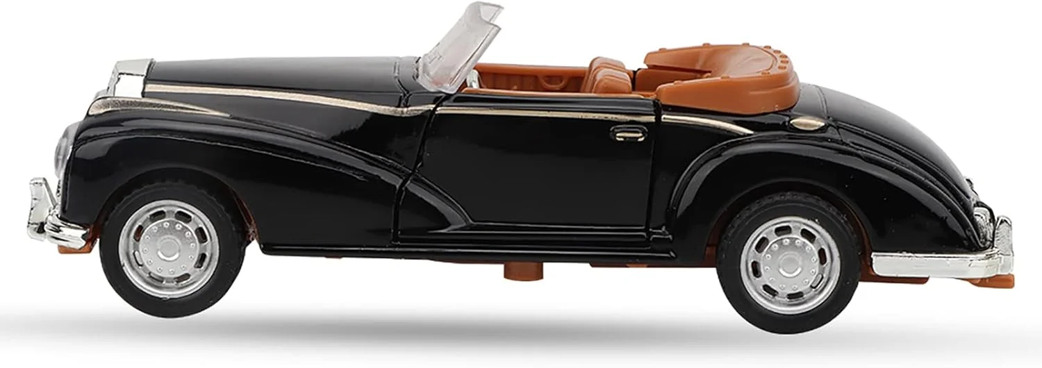 مدل ماشین اسباب بازی Denash، ماشین رودستر اسباب بازی، دارای عملکرد نورپردازی و ظاهری شیک برای کودکان (مشکی)