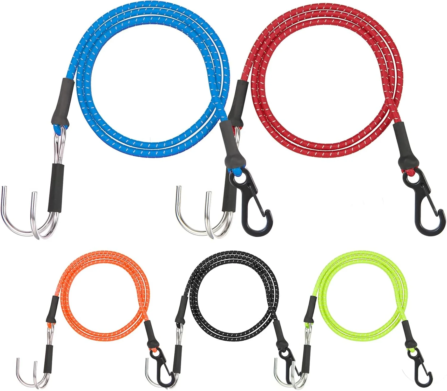 1 عدد تسمه وینچ جنبشی خزنده آرسی 1/10، طناب نجات، قلاب یدک کش نجات برای Axial SCX10 Traxxas TRX4 Element RC (مشکی)