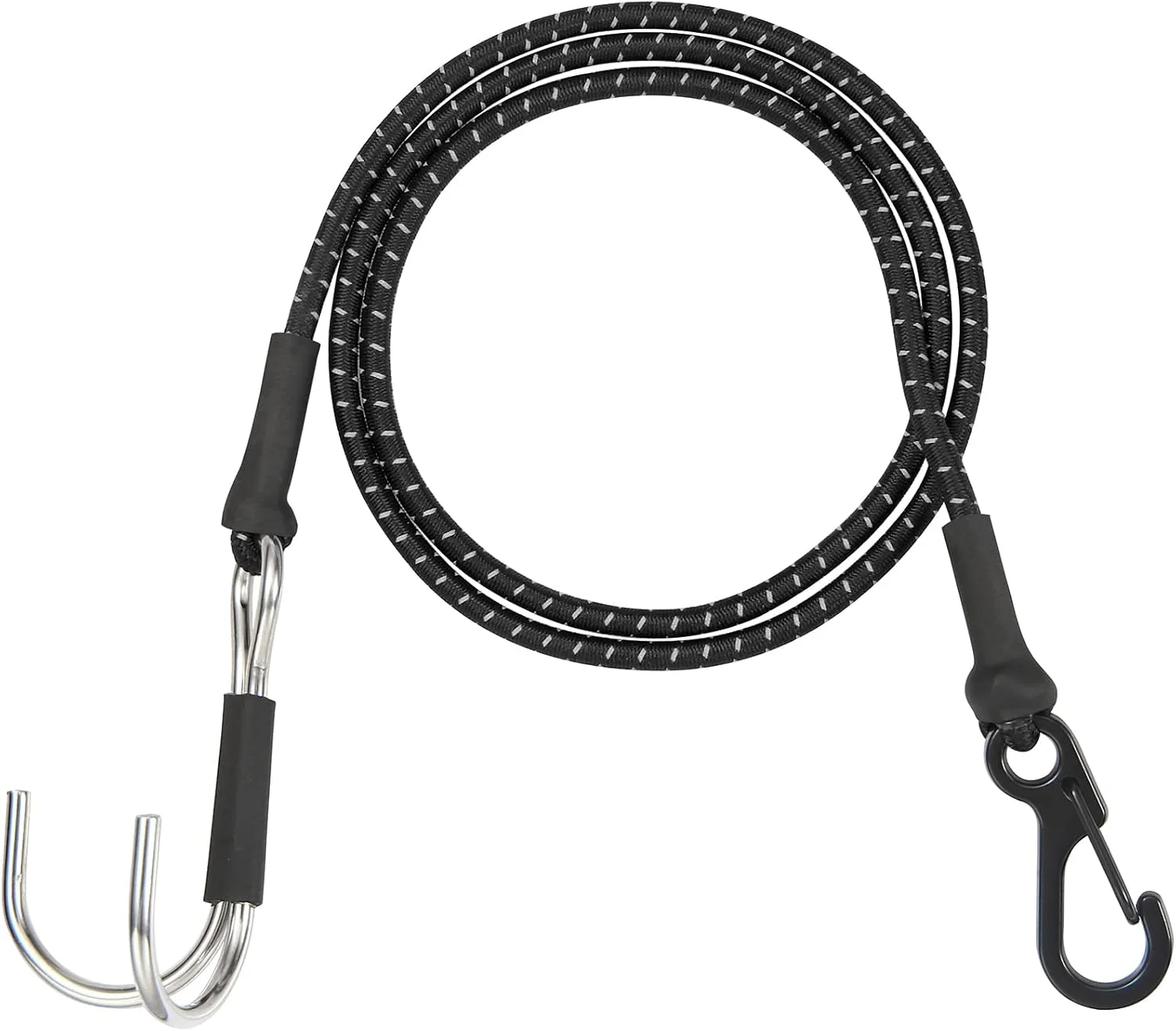 1 عدد تسمه وینچ جنبشی خزنده آرسی 1/10، طناب نجات، قلاب یدک کش نجات برای Axial SCX10 Traxxas TRX4 Element RC (مشکی)