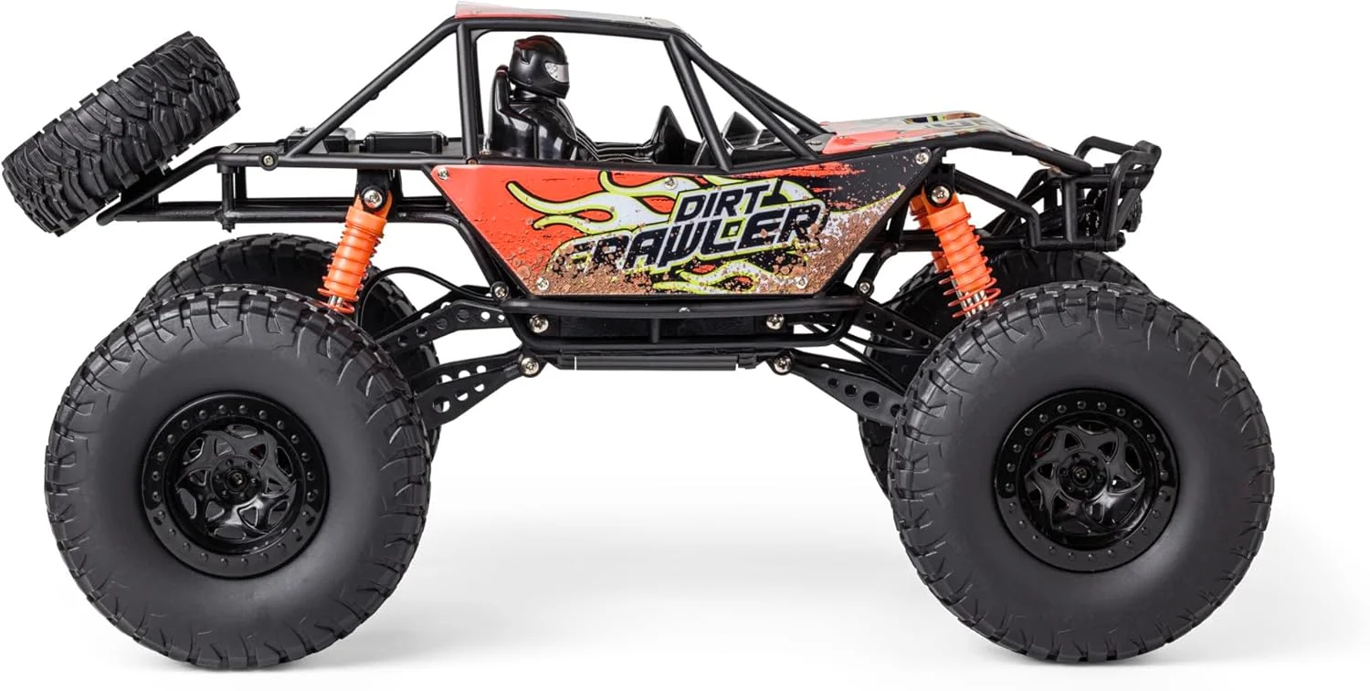 Carson 500404290 1:8 Dirt Crawler 4x4 100% RTR نارنجی - ماشین کنترلی، ماشین آرسی، ماشین آرسی 1:8، اسباب بازی کنترلی، آرسی کرالر برای کودکان