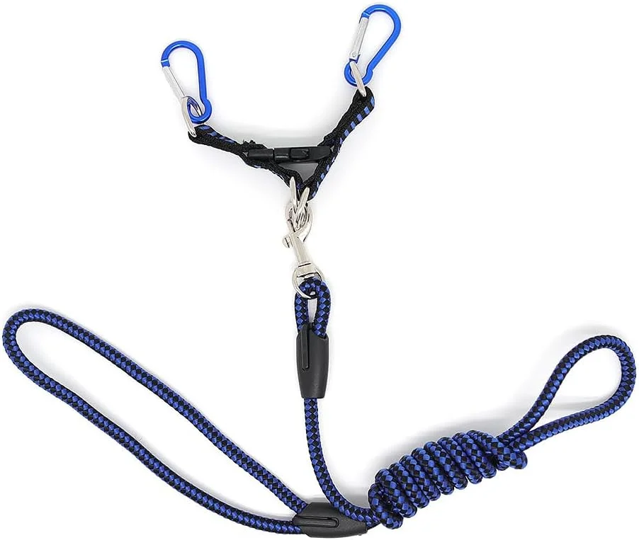 بند کششی طنابی برای ماشین کنترلی خزنده مناسب برای ماشین های کنترلی 1/5 1/8 1/10 HPI Baja 5B 5T SS 5SC Summit E-REVO TRX4 SCX10، آبی