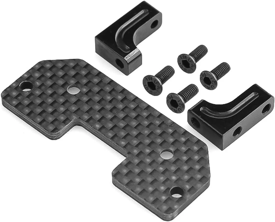 پایه نگهدارنده سروو پل فیبر کربنی، قطعات ارتقا یافته آرسی برای ماشین خزنده آرسی 1/10 AXIAL SCX10 90021 90022 90028 90016