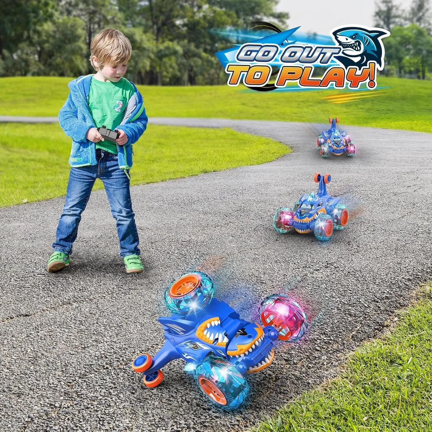 ماشین های کنترلی BIGTHREE، اسباب بازی ماشین کنترلی، برای پسران و دختران 3 تا 12 ساله، اسباب بازی کامیون هیولا، هدیه تولد برای کودکان، اسباب بازی های فضای باز، بازی های باغی