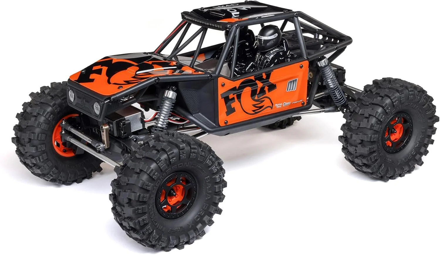 ماشین صخره نورد کنترلی آفرود Axial 1:10 UTB10 Capra 1.9 4WS 4x4 Ready to Run با موتور براش، بدون باتری و شارژر - نارنجی