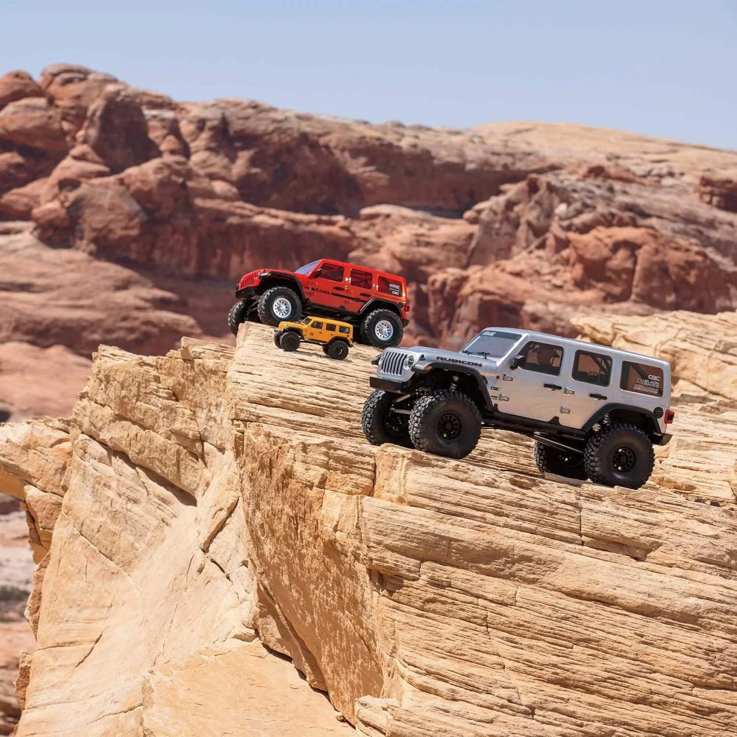 کامیون آرسی آکسیال SCX6 Jeep JLU Wrangler 4WD Rock Crawler RTR مقیاس 1/6 (بدون باتری و شارژر): نقره ای، AXI05000T2