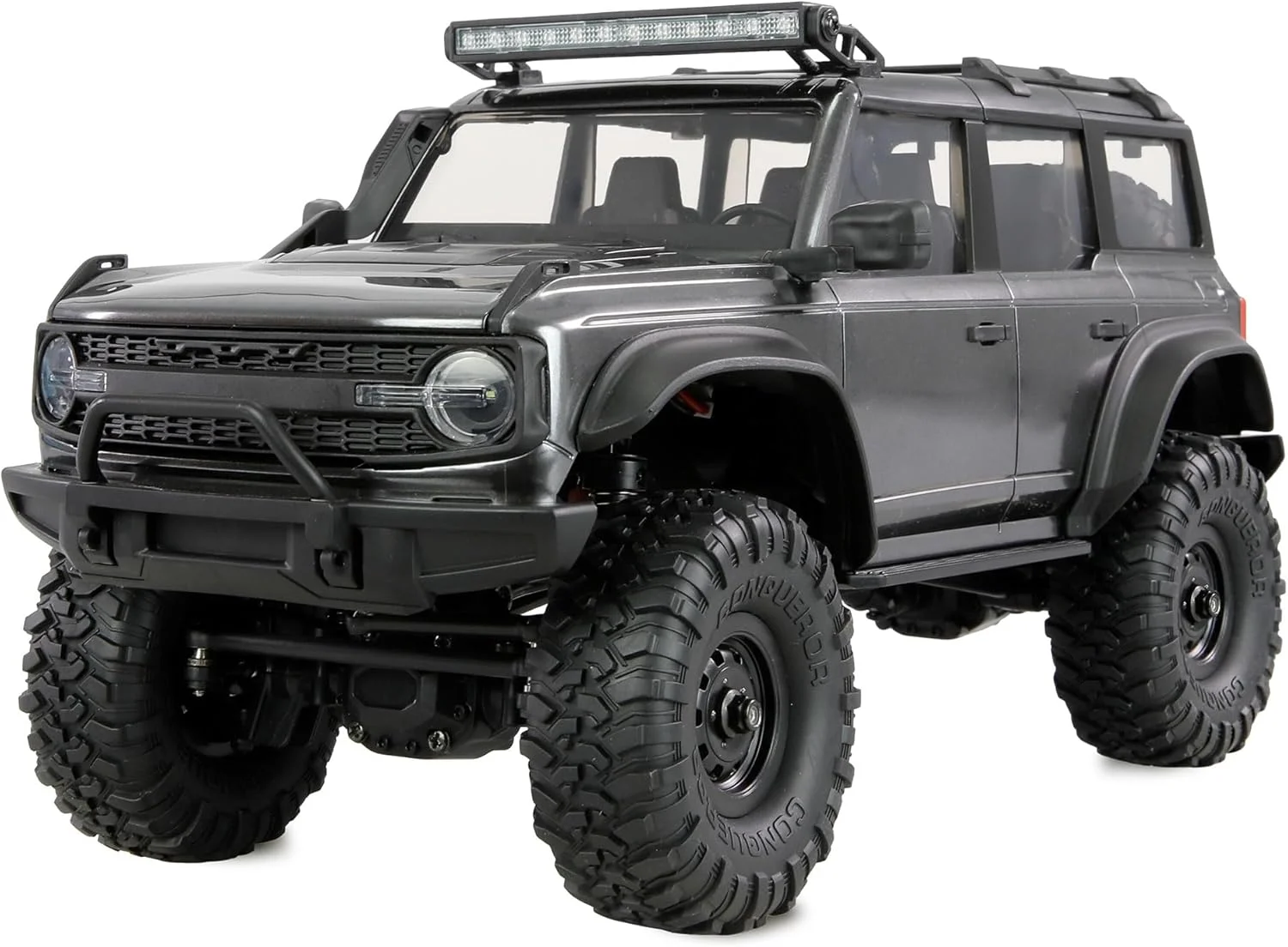 آفرودر کوچک Amewi AMXRock Mini Caballo مقیاس 1:16 RTR خاکستری با کنترل از راه دور، باتری، کابل شارژ