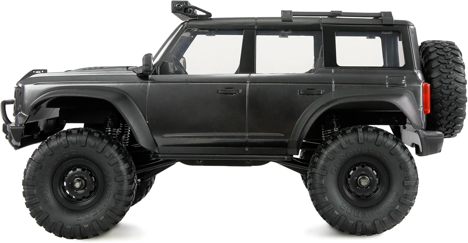 آفرودر کوچک Amewi AMXRock Mini Caballo مقیاس 1:16 RTR خاکستری با کنترل از راه دور، باتری، کابل شارژ