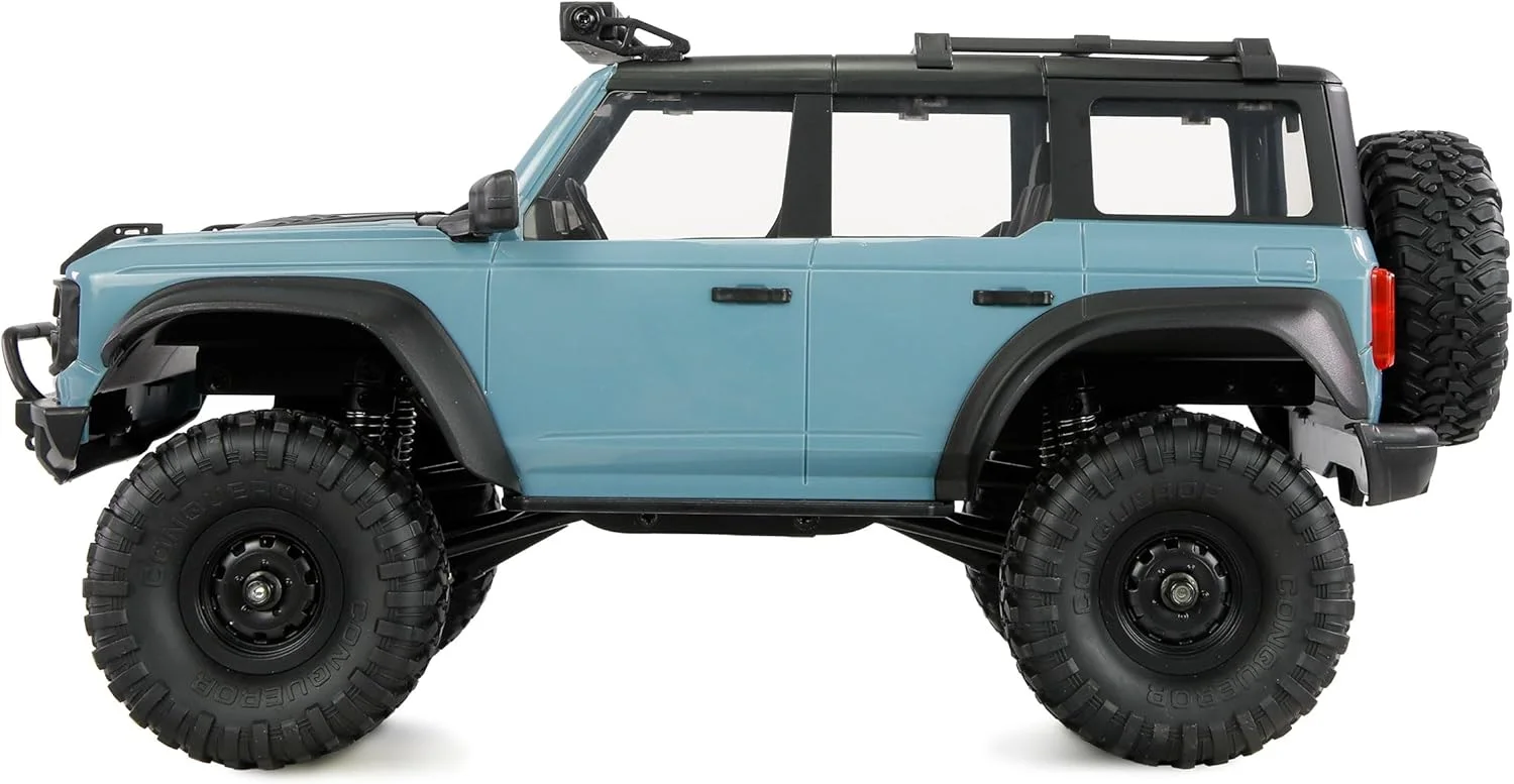 آفرودر کوچک Amewi AMXRock Mini Caballo مقیاس 1:16 RTR آبی با کنترل از راه دور، باتری و کابل شارژ