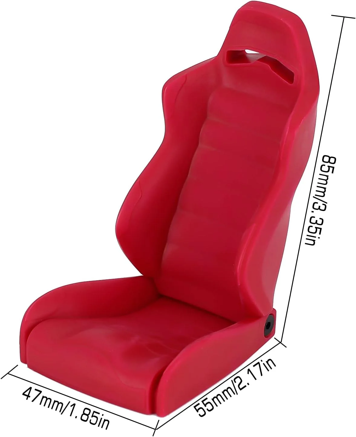 صندلی راننده باگی سنگی پلاستیکی توای ای برای ماشین خزنده آرسی 1:10 آکسیال SCX10 Wraith AX90018 AXI90074 RR10 (1 عدد قرمز)