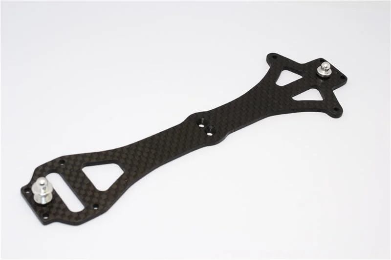 قطعه فیبر کربنی طبقه دوم خودرو الکتریکی آفرود GPM TEAM LOSI MINI 8IGHT 1/14 مدل GM8014