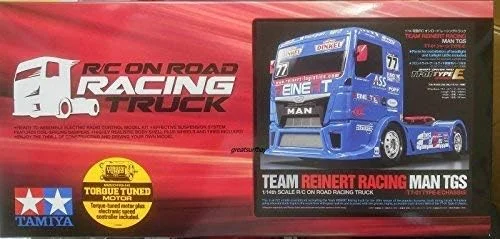 کیت شاسی کامیون مسابقه ای Tamiya 58642 Team Reinert Racing Man TGS TT-01 Type E