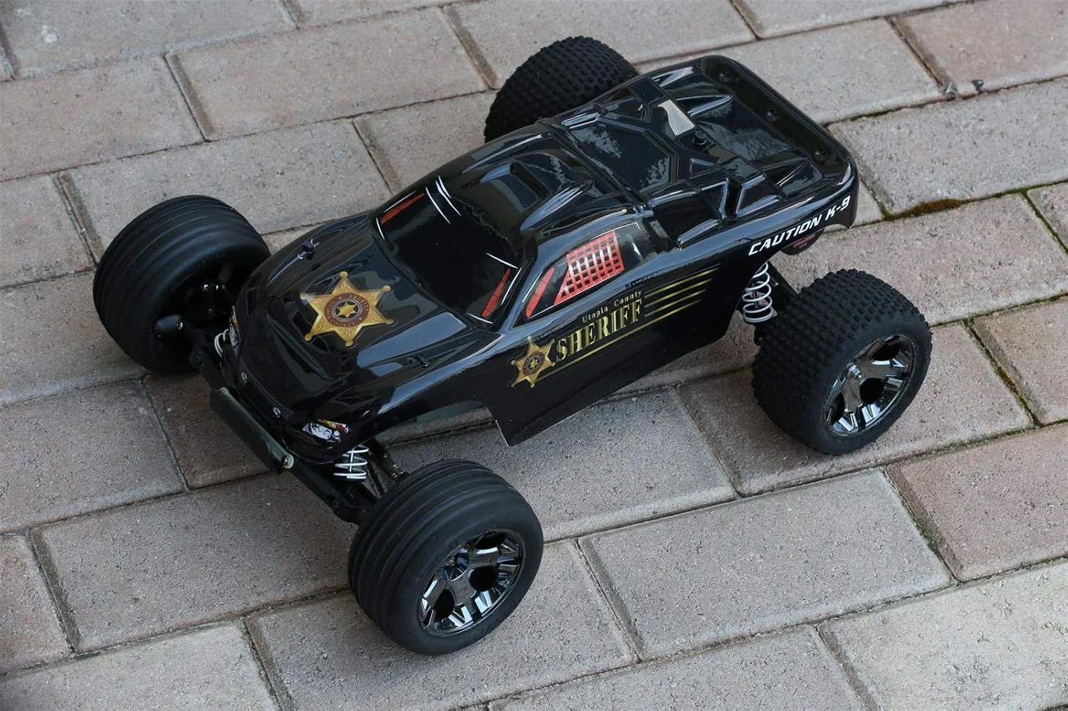 بدنه سفارشی SummitLink طرح پلیس، سازگار با ماشین یا کامیون آرسی مقیاس 1/10 (کامیون شامل نمی شود) R-PB-01