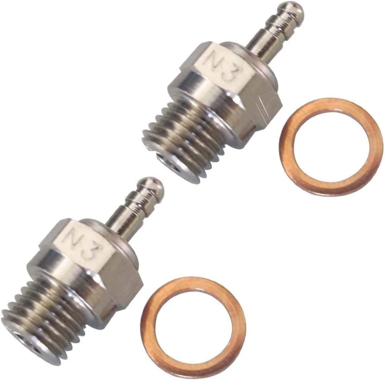 شمع گرم شماره 3 مدل N3 70117 ShareGoo مناسب موتورهای نیترو RC ماشین و کامیون Traxxas (دو عدد)