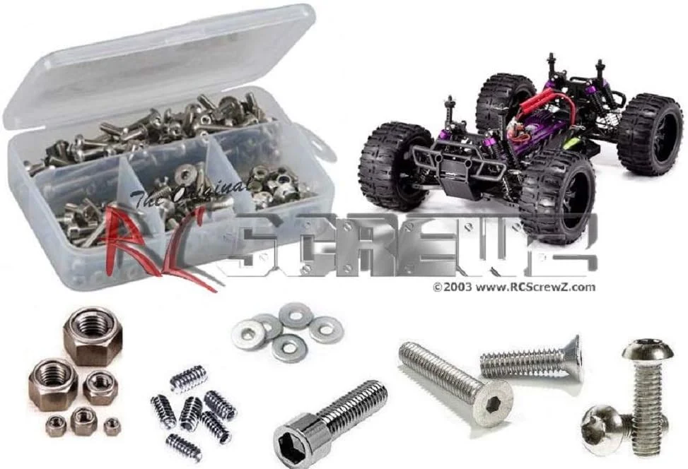 کیت پیچ و مهره استیل ضد زنگ RedCat Racing Volcano EPX - rcr034 - کیت کامل