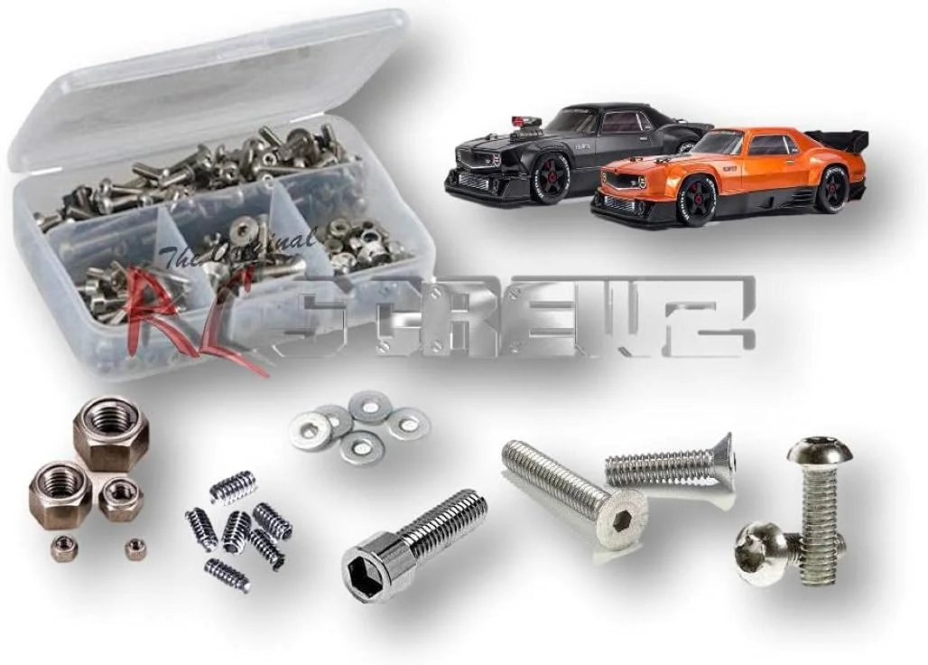کیت پیچ استیل ضد زنگ RC Screwz ara035 سازگار با Arrma Felony 6S BLX 1/7 (ARA7617V2)