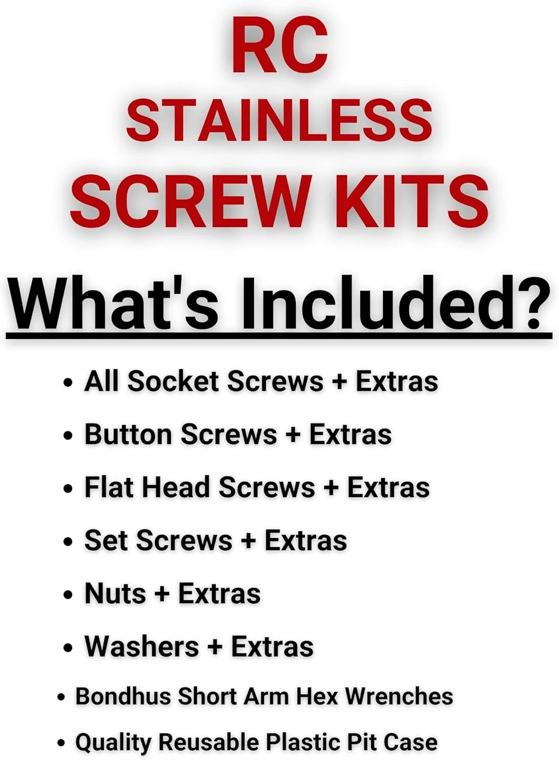 RC Screwz کیت استیل ضد زنگ Tekno Short Course Truck SCT 410.3، مجموعه جایگزینی کامل برای خودروهای زنگ زده و پیچ های هرز شده، ارتقاء کیفیت، مونتاژ شده در ایالات متحده آمریکا. tek008 برای Tekno TKR5507