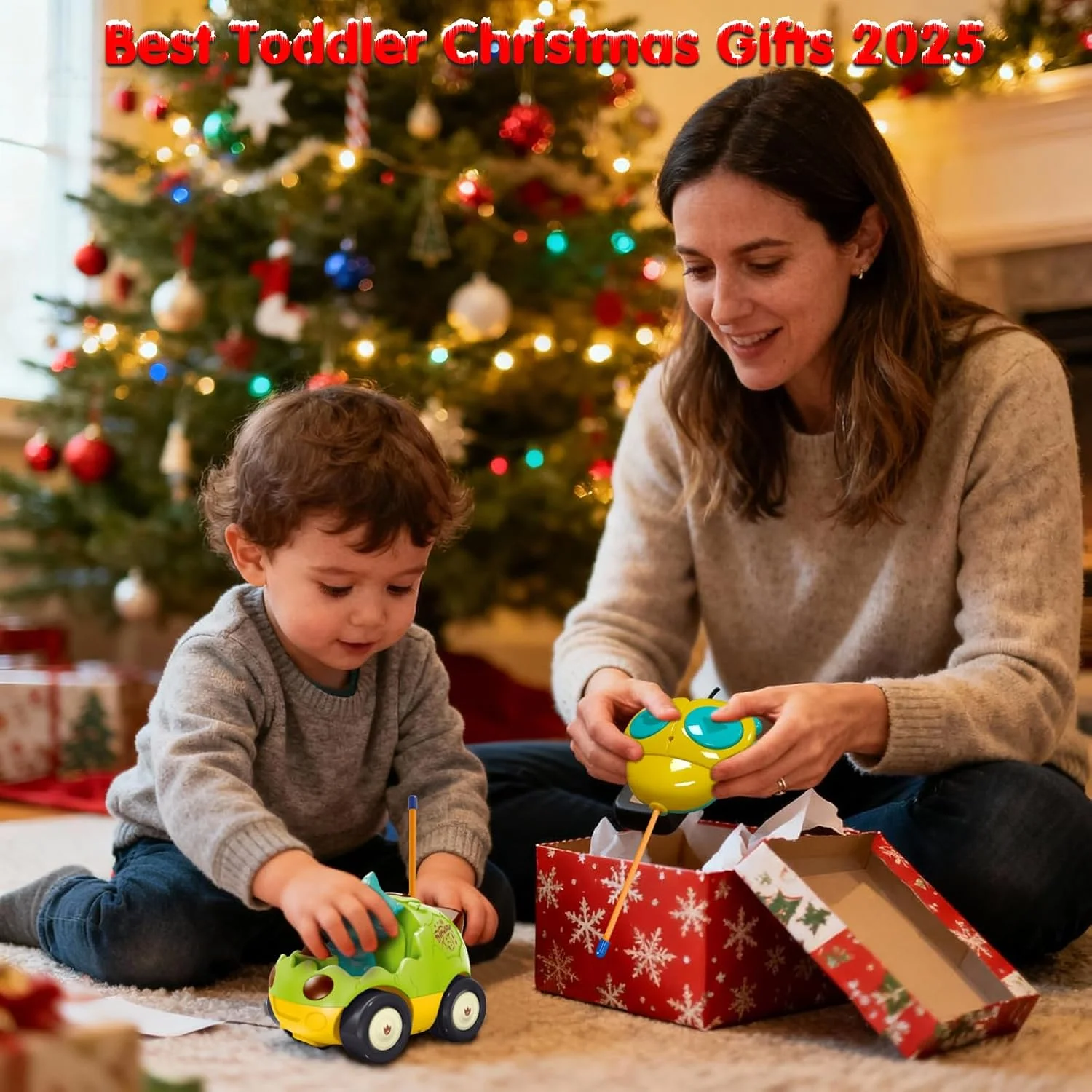 ماشین اسباب بازی دایناسور کنترلی کودک با موسیقی و چراغ، 2 عروسک قابل تعویض، اولین ماشین کنترلی برای پسران و دختران، 18 ماه به بالا، هدیه تولد یا کریسمس ایده آل (سبز پاستیلی)