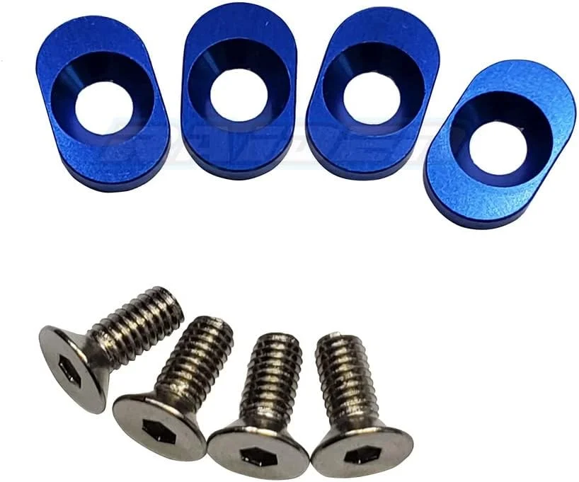 پایه تقویتی موتور آلیاژ آلومینیوم برای کامیون مانستر Traxxas Sledge 4WD 1/8 - آبی