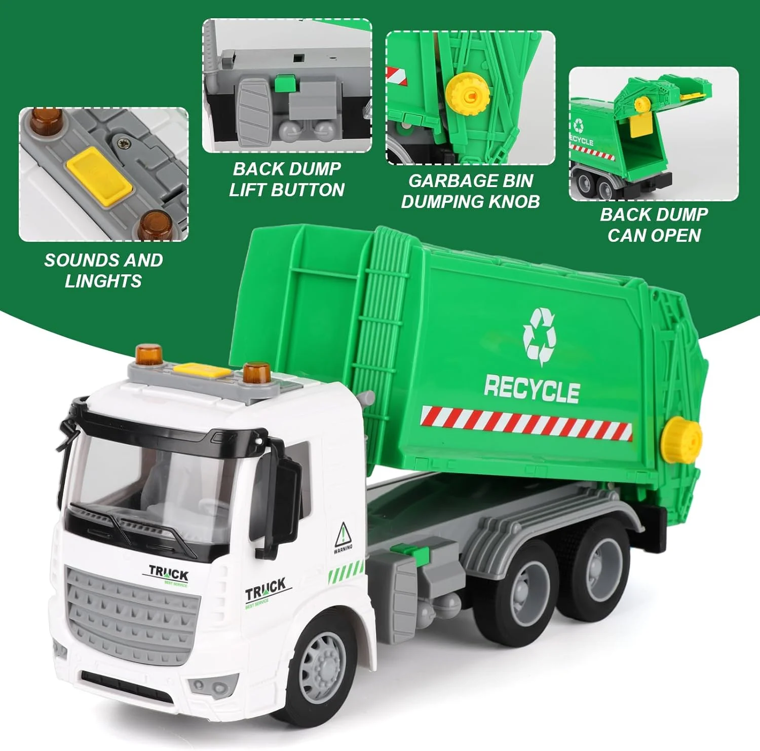 اسباب بازی کامیون ساختمانی کنترل از راه دور