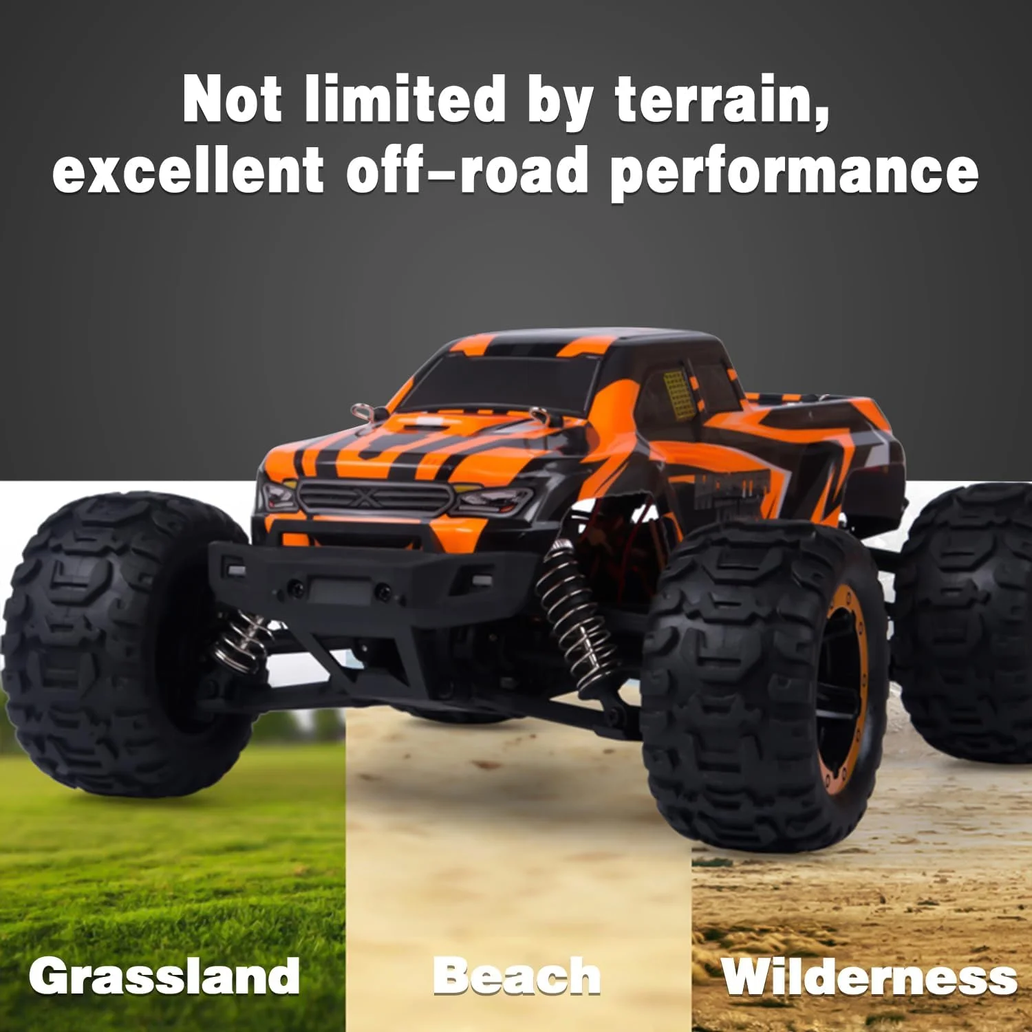 ماشین کنترلی براشلس 4X4 RTR با مقیاس 1:16، با سرعت حداکثر 67 کیلومتر بر ساعت، باگی مسابقه ای الکتریکی آفرود، ماشین کنترلی از راه دور 4WD آفرود با 2 باتری لیتیوم پلیمری، کامیون آرسی مانستر برای پسران ماشین کنترلی براشلس 4X4 RTR با مقیاس 1:16، با سرعت حداکثر 67 کیلومتر بر ساعت، باگی مسابقه ای الکتریکی آفرود، ماشین کنترلی از راه دور 4WD آفرود با 2 باتری لیتیوم پلیمری، کامیون آرسی مانستر برای پسران