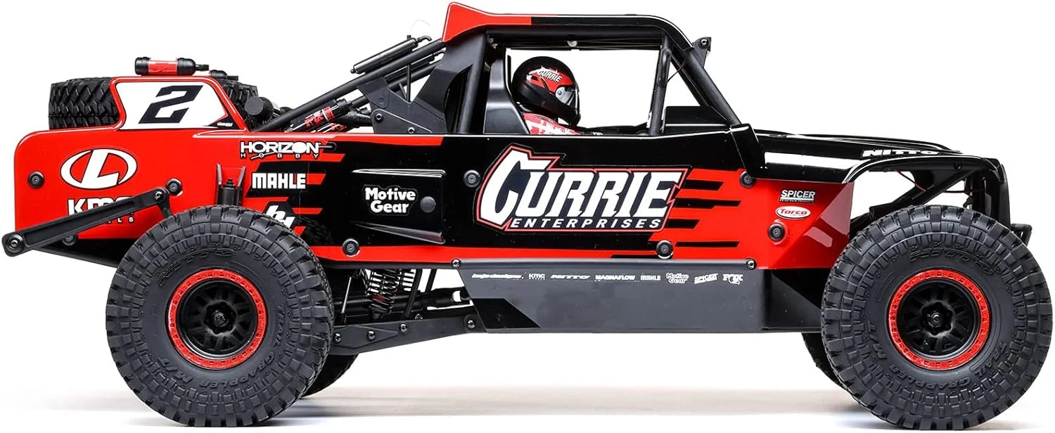 ماشین آرسی کامیون لوسی Hammer Rey U4 با مقیاس 1/10، چهار چرخ متحرک، مسابقه صخره نوردی براشلس RTR، باتری و شارژر شامل نمی شود، دارای Smart و AVC قرمز LOS03030T1 ماشین آرسی کامیون لوسی Hammer Rey U4 با مقیاس 1/10، چهار چرخ متحرک، مسابقه صخره نوردی براشلس RTR، باتری و شارژر شامل نمی شود، دارای Smart و AVC قرمز LOS03030T1