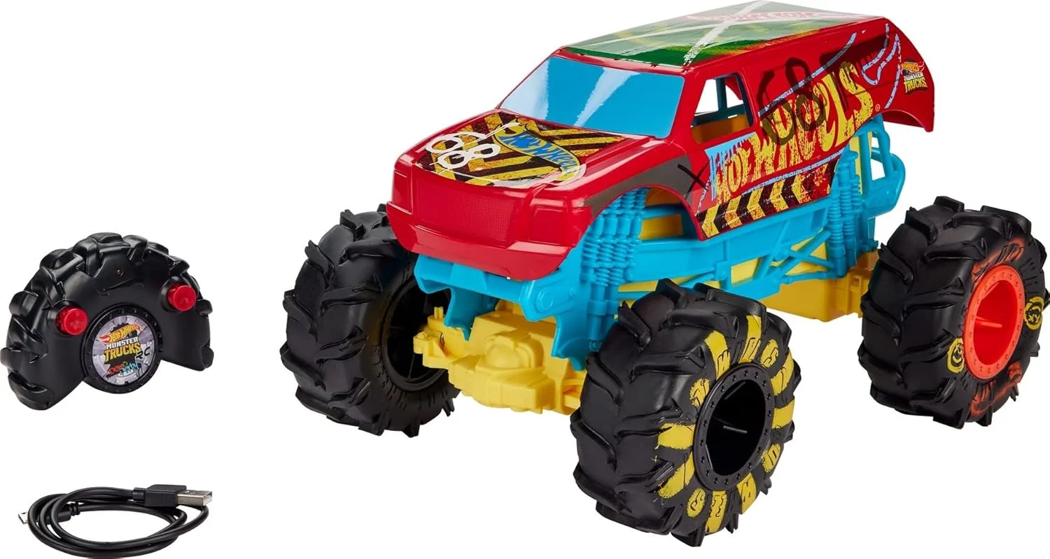 ماشین کنترلی هات ویلز مدل Monster Truck #2-21A