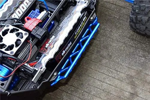 محافظ جانبی آلومینیومی برای تراکسس 1:5 X Maxx 6S / X Maxx 8S / XRT 8S مانستر تراک - ست 2 عددی سبز