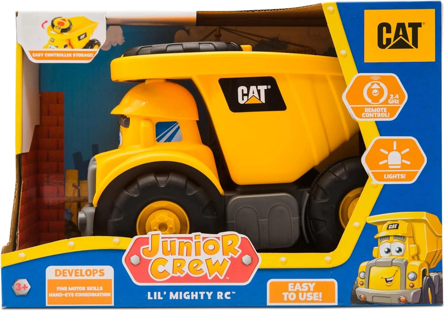 کامیون کمپرسی کنترلی کوچک Caterpillar CAT Junior Crew Lil Mighty، با باتری کار می کند