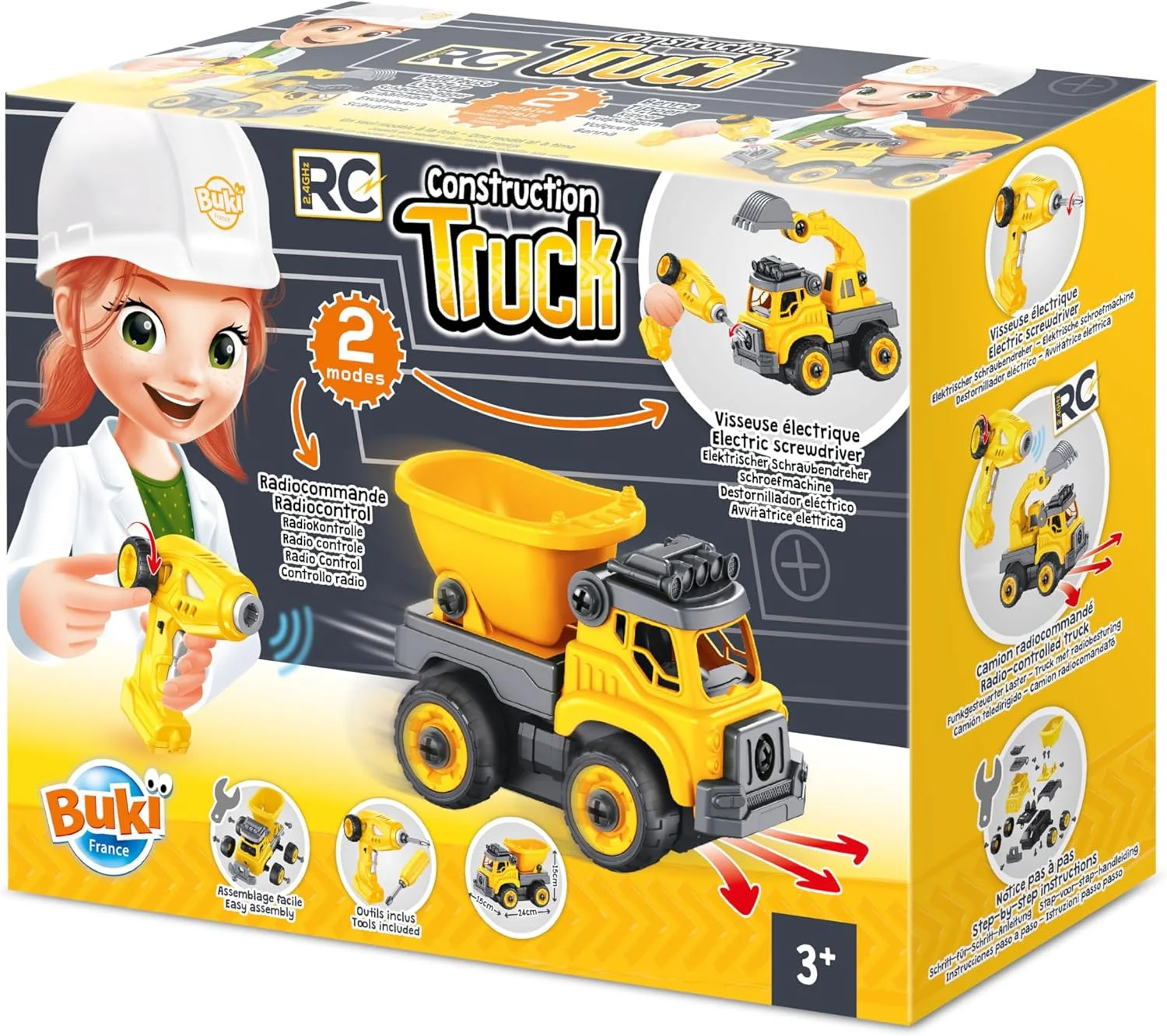 کامیون ساختمانی کنترلی Buki France مدل 9020