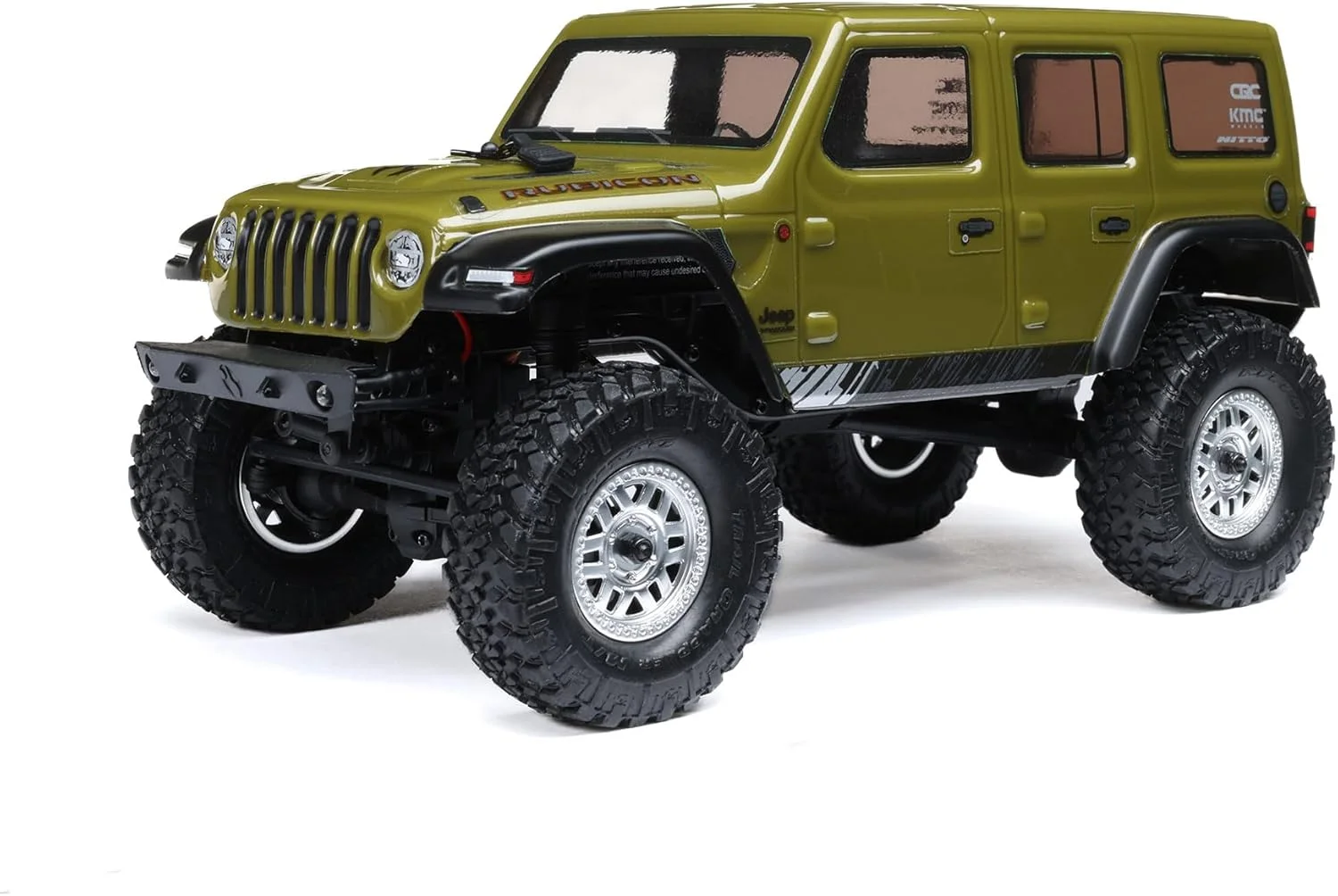 کامیون آرسی آکسیال SCX24 جیپ رانگلر JLU CRC مدل 2019، سبز: 1/24 4WD RTR (شامل باتری و شارژر)، AXI00002V3T4