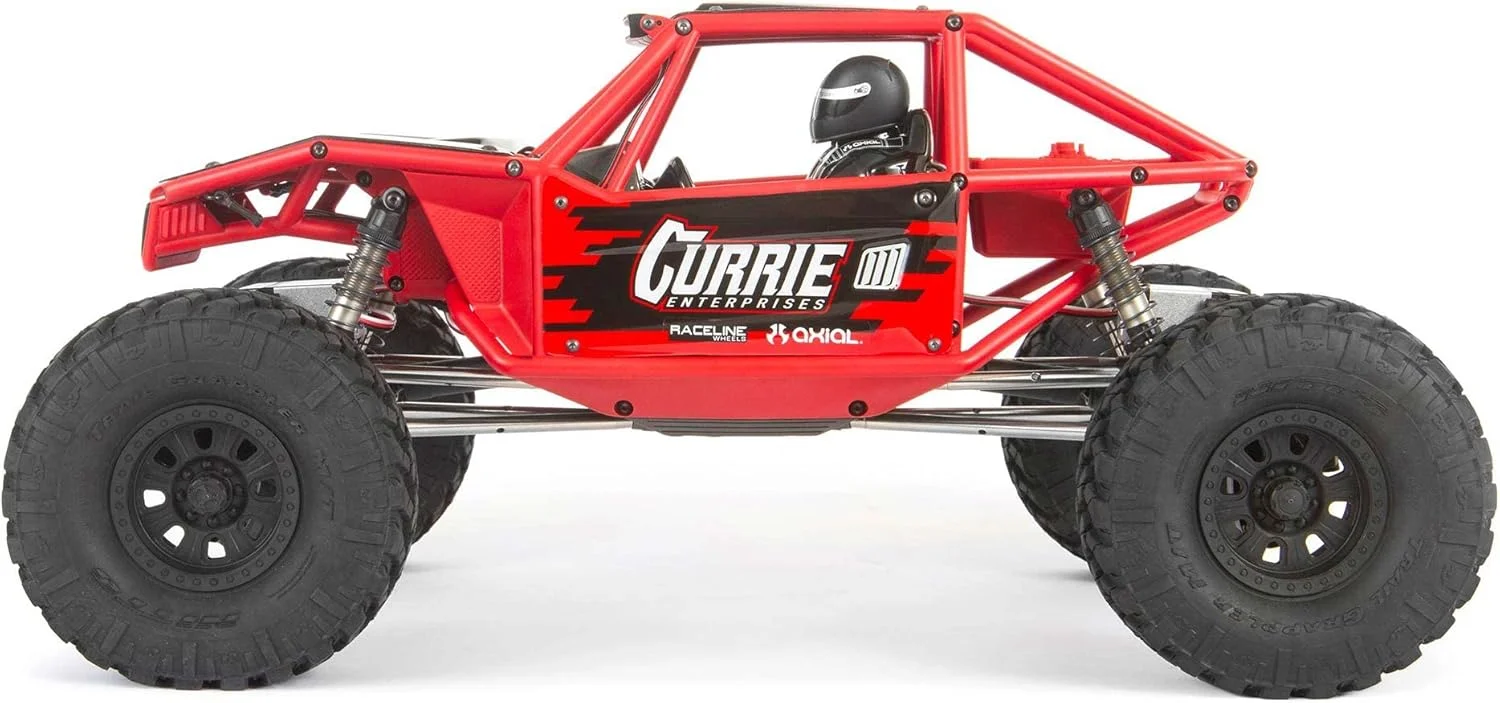 ماشین آرسی آفرود Axial Capra 1.9 4WS Unlimited Trail Buggy RTR مقیاس 1/10 (باتری و شارژر شامل نمی شود)، قرمز، AXI03022BT1