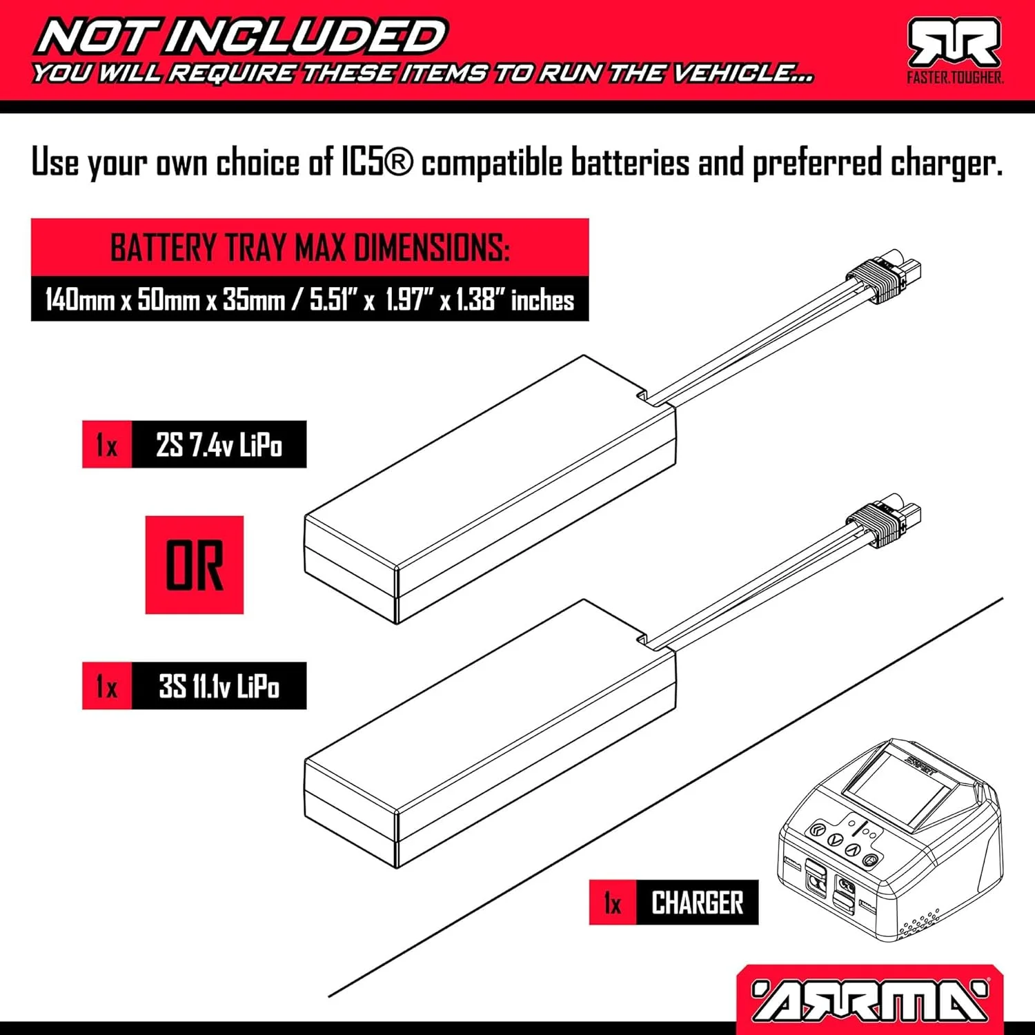 کامیون آرسی ARRMA مقیاس 1/10 VORTEKS 223S DSC 2WD RTR براشلس استادیوم تراک، صورتی، (باتری لیپو و شارژر شامل نمی شود) ARA3505T3