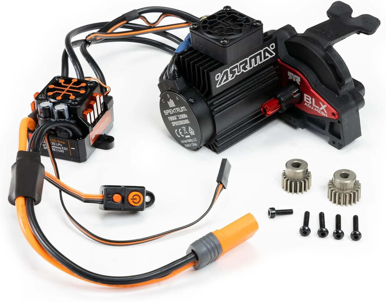 قطعات جعبه تقویت کننده سیستم براشلس و ماژول قدرت ARRMA ARA210005