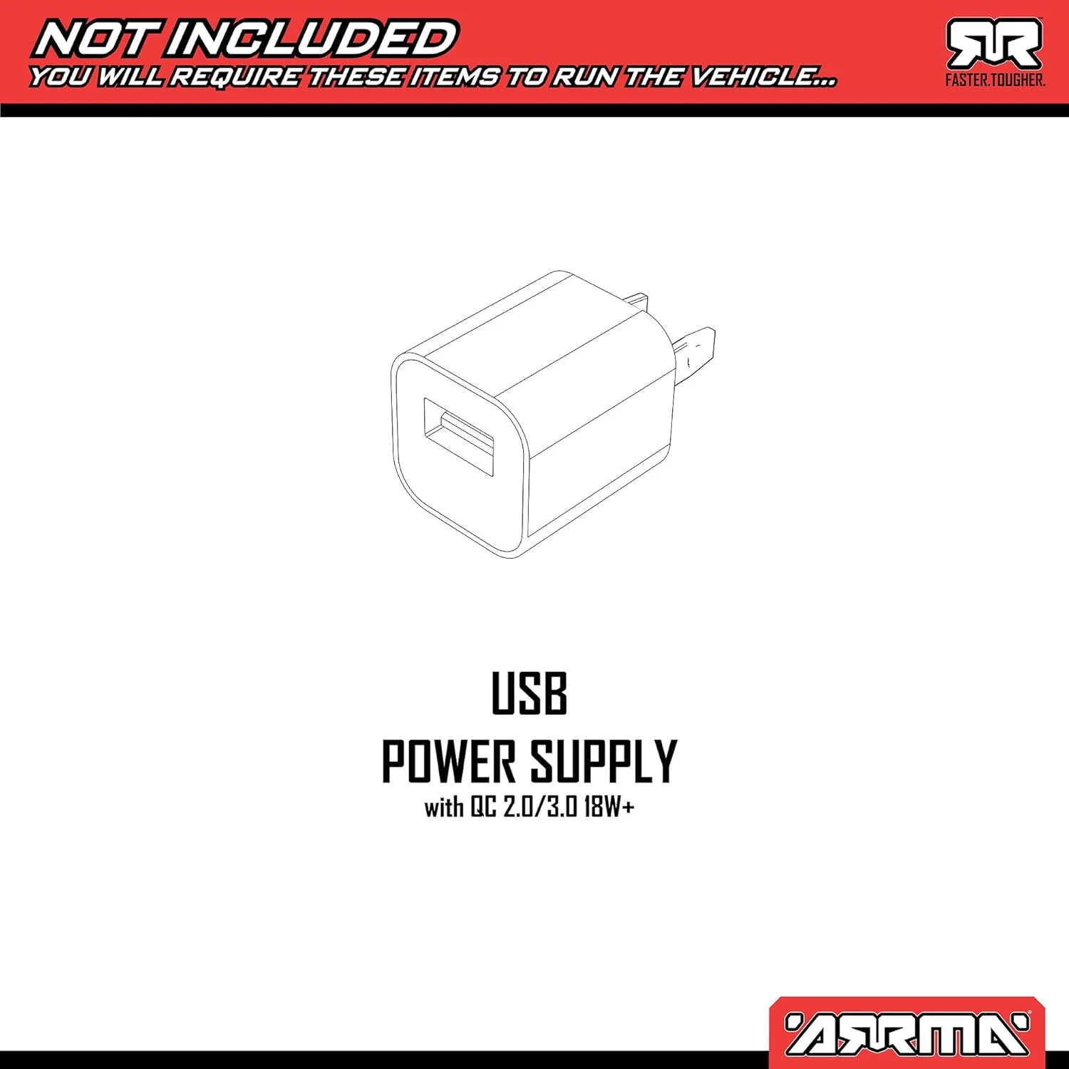 ماشین آرسی کامیون صحرایی ARRMA Mojave GROM 4X4 223S BLX براشلس مقیاس کوچک RTR با DSC، شامل باتری و شارژر، سفید، ARA2304ST2