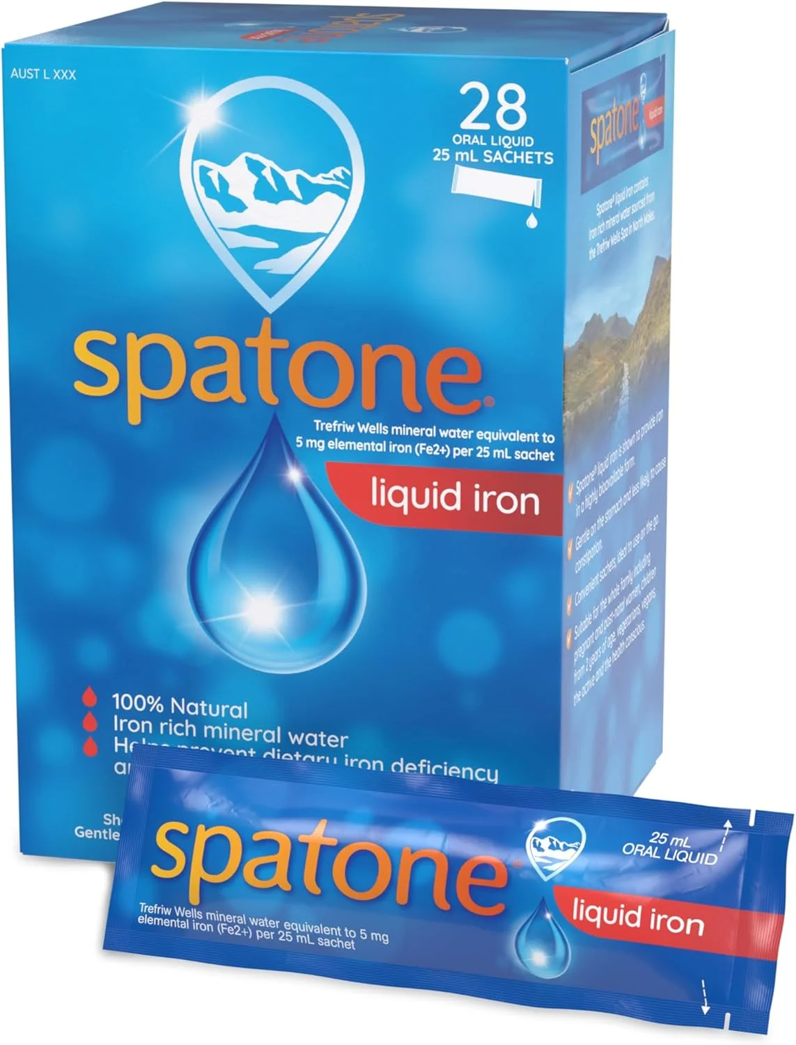 مکمل آهن مایع Spatone، بسته 28 عددی