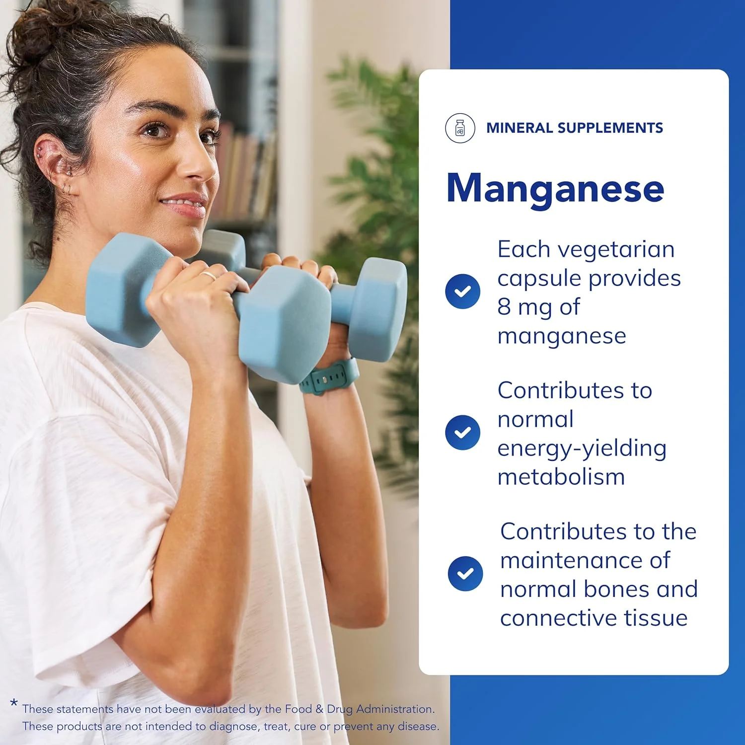 منگنز Pure Encapsulations 8 میلی گرم - مکمل منگنز با قابلیت جذب بالا - 60 کپسول گیاهی