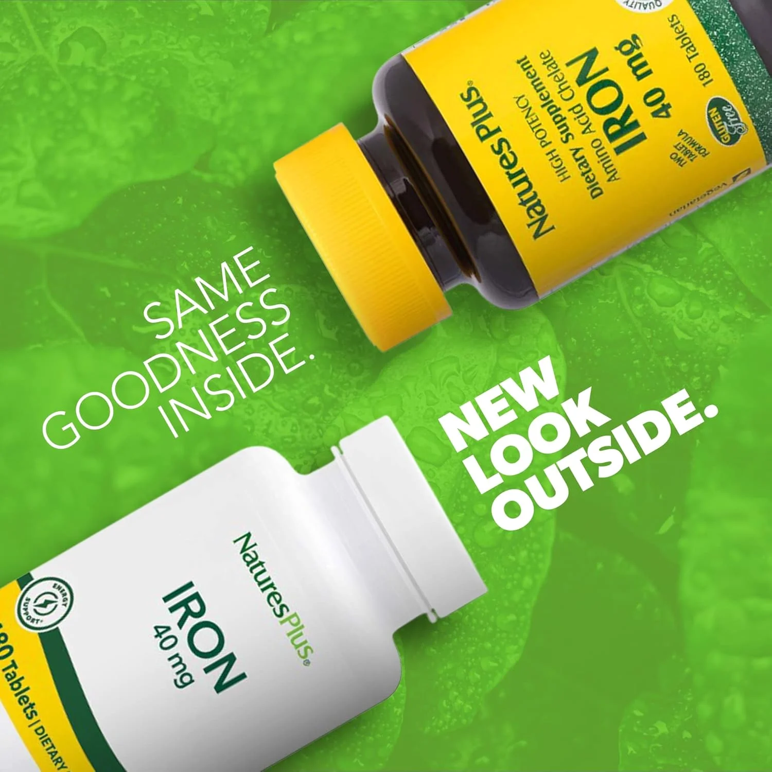 Nature's Plus، آهن، 40 میلی گرم، 180 قرص Nature's Plus، آهن، 40 میلی گرم، 180 قرص