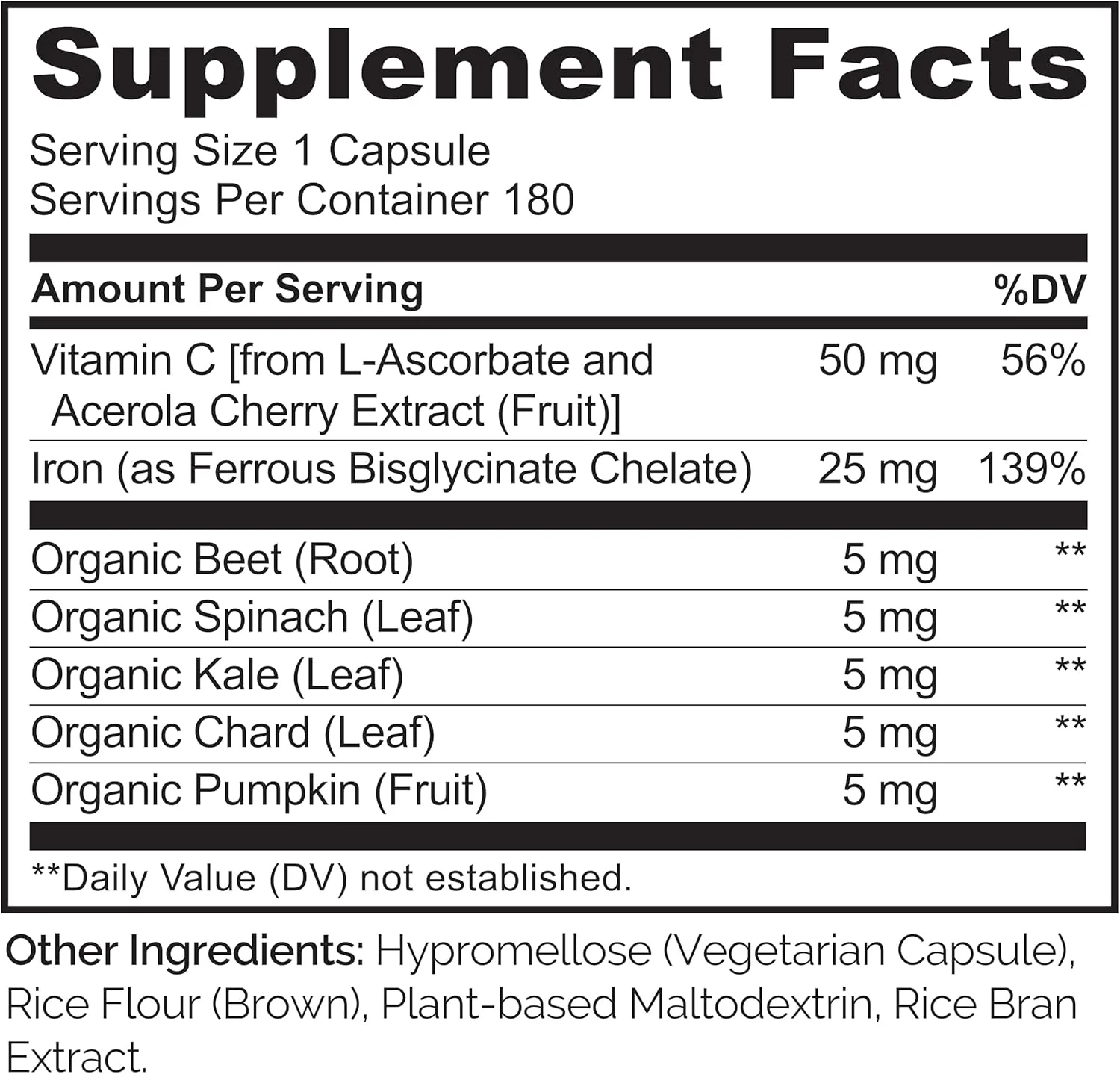 مکمل آهن گیاهی NATURELO با ویتامین C و غذاهای کامل ارگانیک - قرص های آهن ملایم برای زنان و مردان دارای کمبود آهن از جمله دوران بارداری، کم خونی و رژیم های گیاهی - 180 کپسول کوچک مکمل آهن گیاهی NATURELO با ویتامین C و غذاهای کامل ارگانیک - قرص های آهن ملایم برای زنان و مردان دارای کمبود آهن از جمله دوران بارداری، کم خونی و رژیم های گیاهی - 180 کپسول کوچک