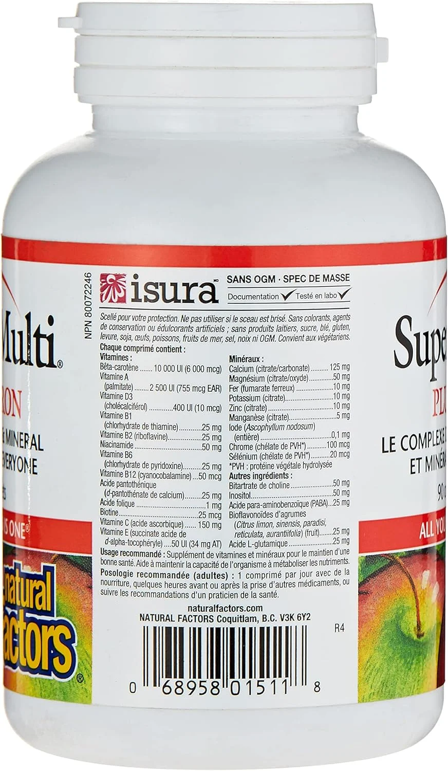 نچرال فاکتورز سوپر مولتی پلاس آهن، 90 سافت ژل نچرال فاکتورز سوپر مولتی پلاس آهن، 90 سافت ژل