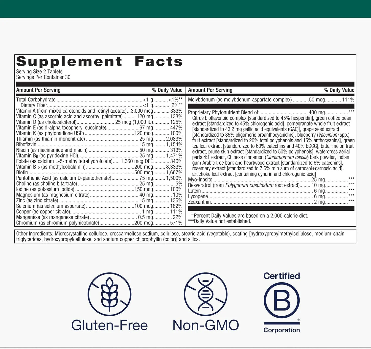 متاژنیکس - فیتو مولتی بدون آهن 60 قرص متاژنیکس - فیتو مولتی بدون آهن 60 قرص