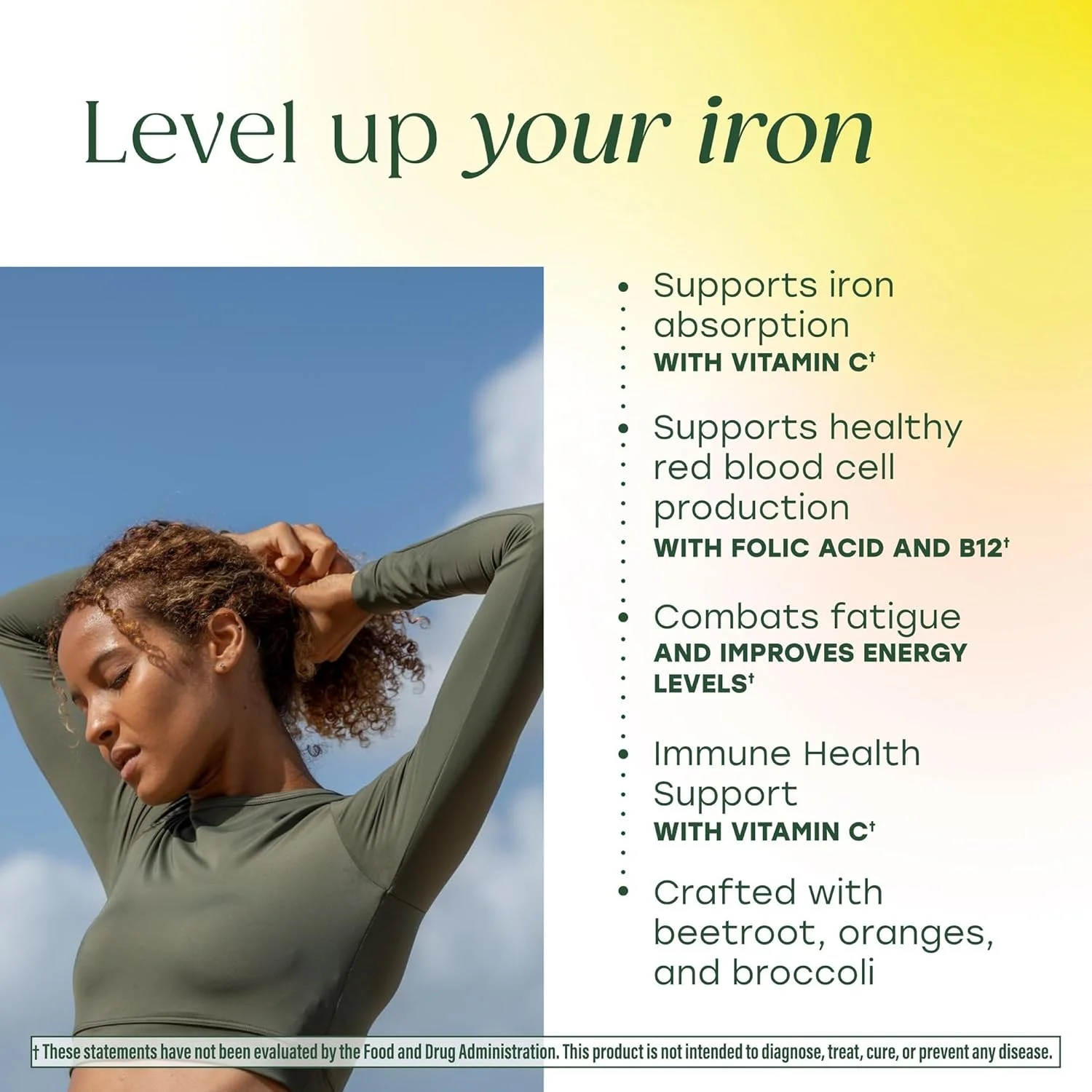 مگا فود Blood Builder Minis - مکمل آهن که از نظر بالینی ثابت شده است سطح آهن را بدون عوارض جانبی افزایش می دهد - حاوی ویتامین C و B12 و اسید فولیک - وگان - 72 قرص (36 سروینگ)