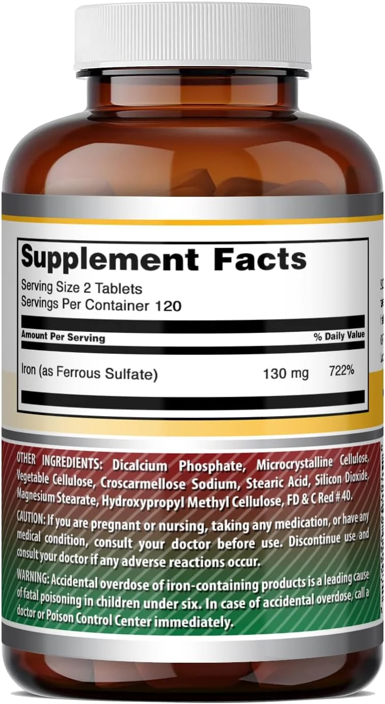 آهن 65 میلی گرم 240 قرص آهن 65 میلی گرم 240 قرص