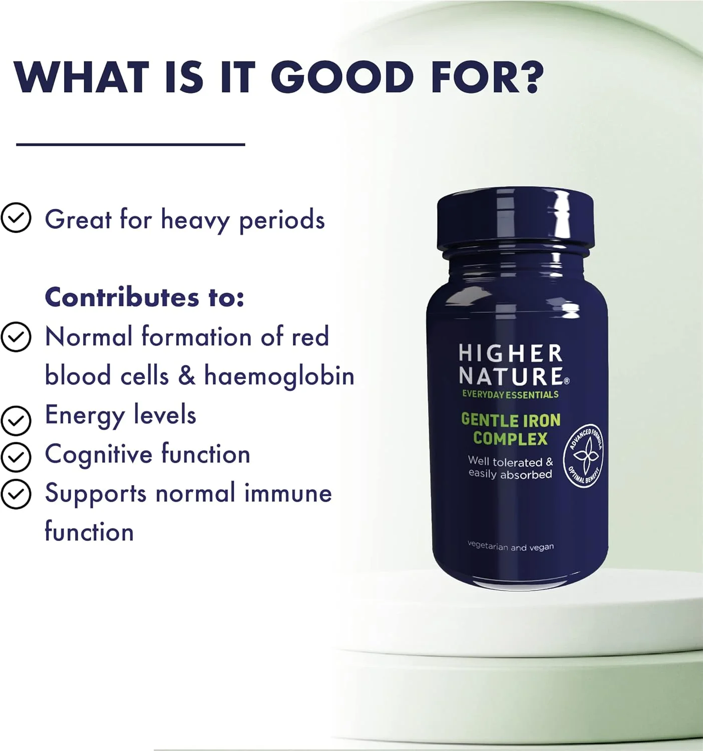 کپسول های کمپلکس آهن ملایم هایر نیچر نات، 60 عددی کپسول های کمپلکس آهن ملایم هایر نیچر نات، 60 عددی