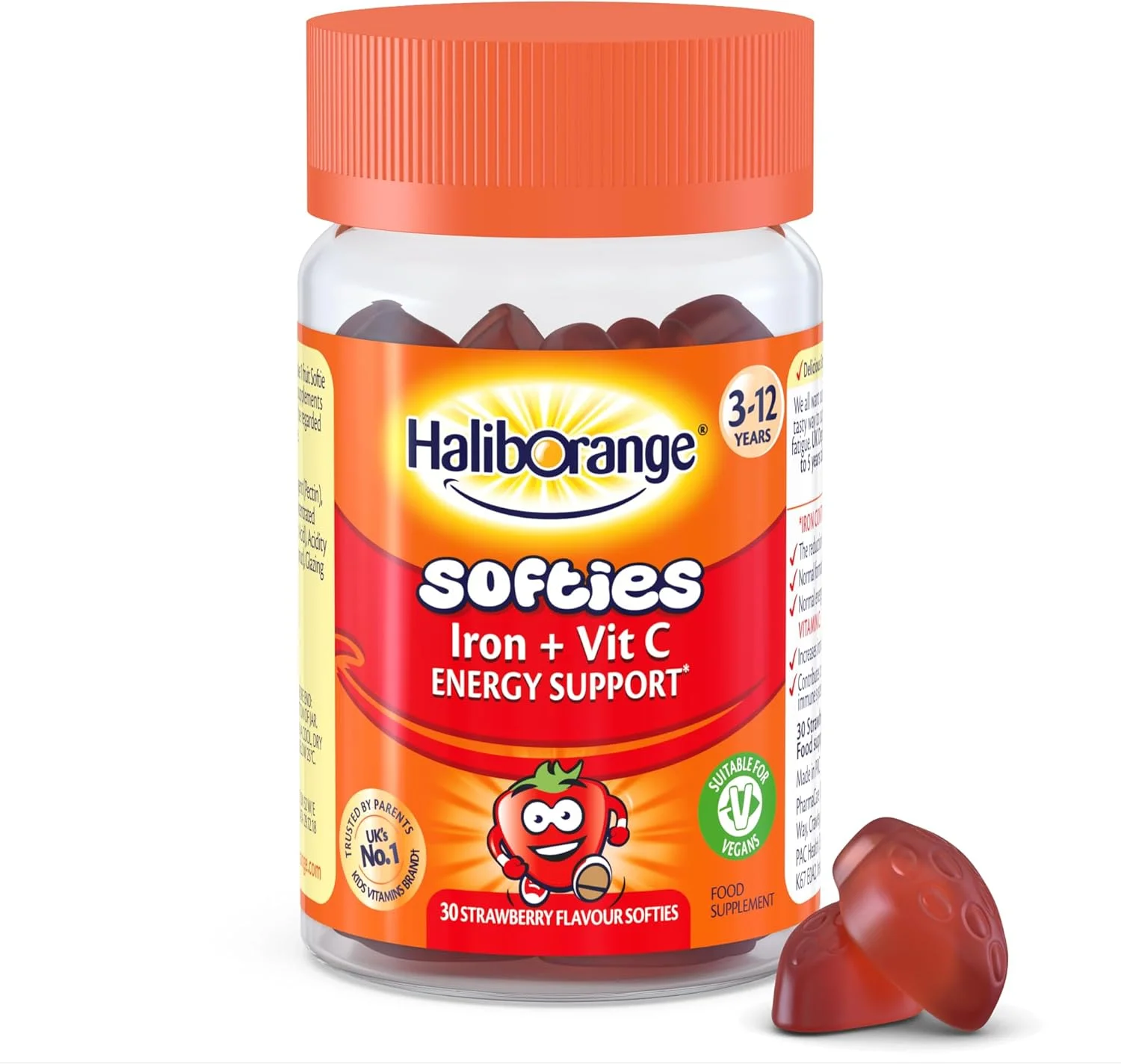 هالیبورنج آهن + ویتامین C پاستیلی 30 عددی