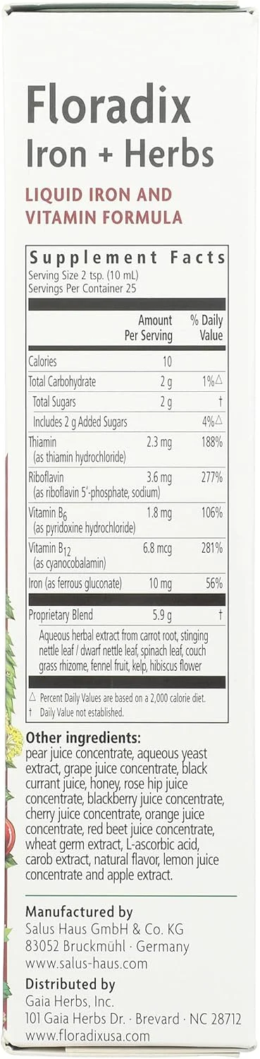 فرمول مایع آهن و ویتامین فلورادیکس فلوراویتال 250 میلی لیتر - ساخت آلمان (بسته 3 عددی)